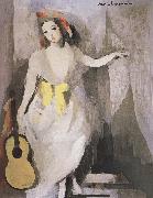 Takeing the guitar-s girl Marie Laurencin